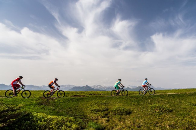 Mountainbiketour zum Aussichtsberg Roßbrand © Salzburger Sportwelt_Coen Weesjes