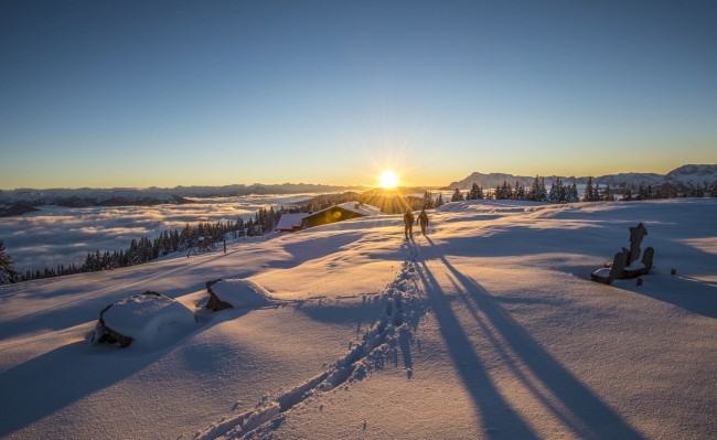 Herrliche Winterwanderwege und Schneeschuhpfade am Roßbrand © Radstadt Tourismus_Lorenz Masser